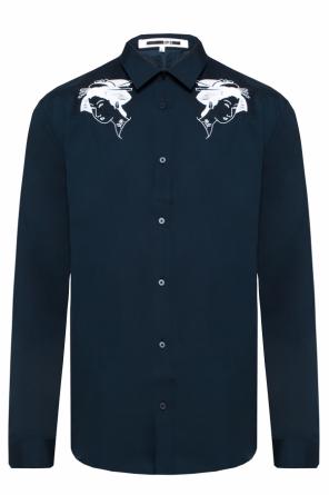 Shirt with embroidered pattern, zdjęcie 1 Shirt with embroidered pattern od McQ Alexander McQueen